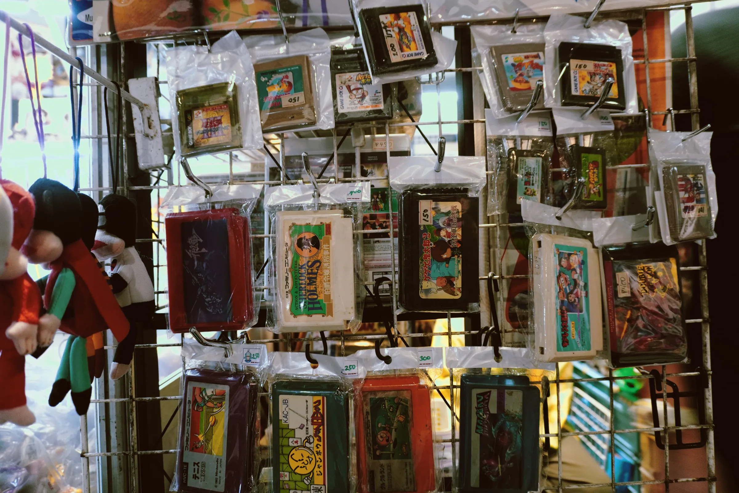 Old game cartridges