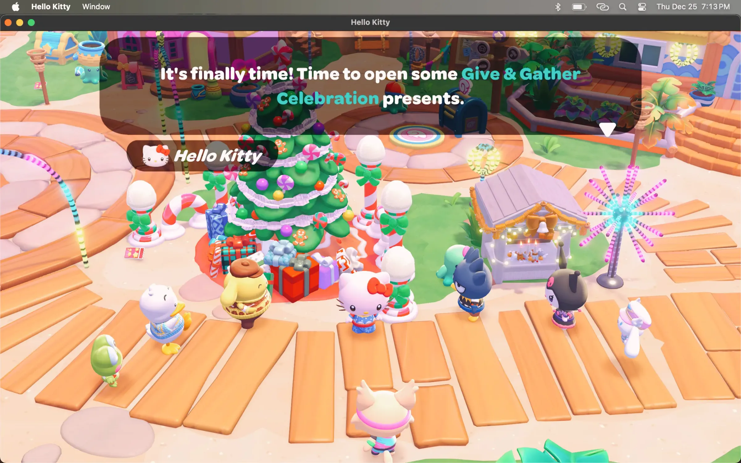 Time to open the presents!