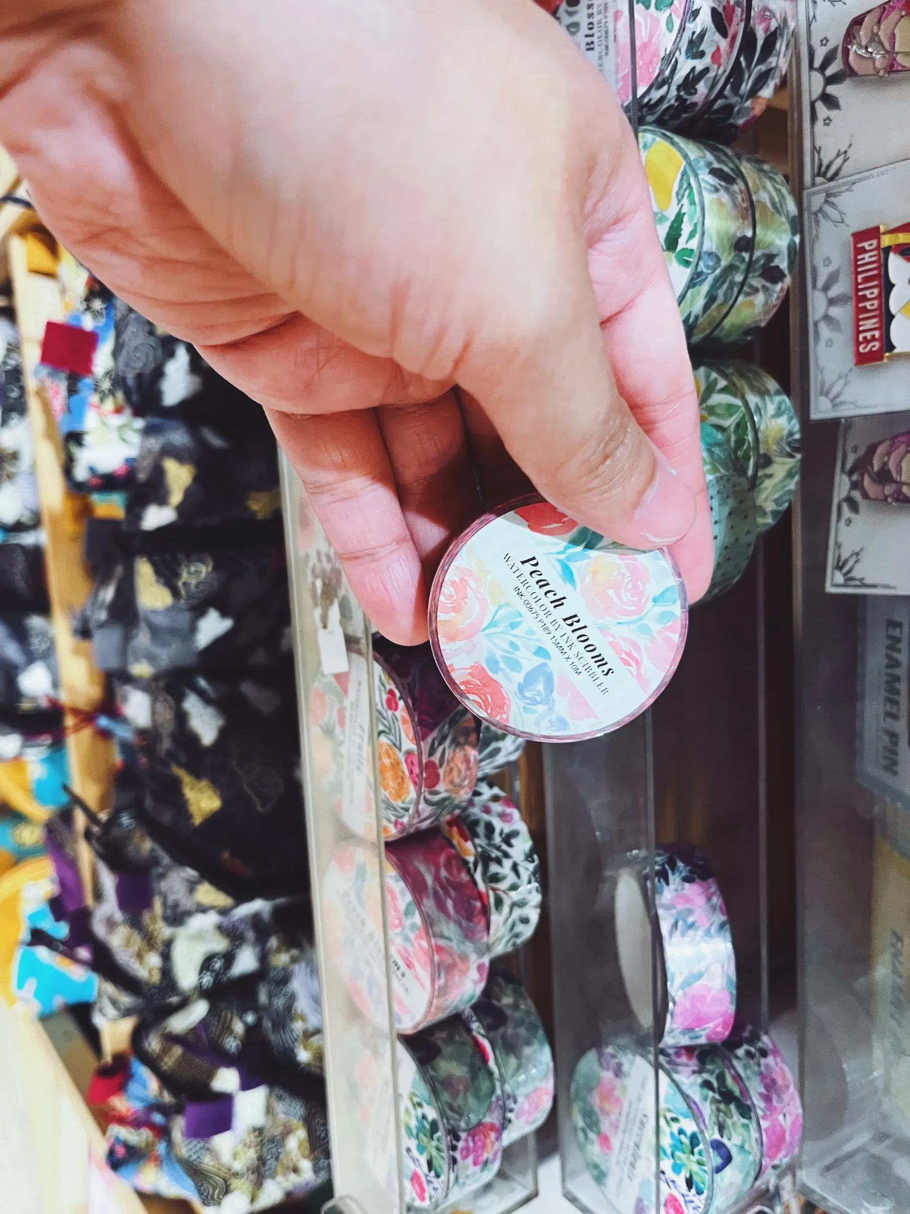 Bought my mango washi tape here last December. This time, I got the cactus and peach blossoms washi tapes by Ink Scribbler.