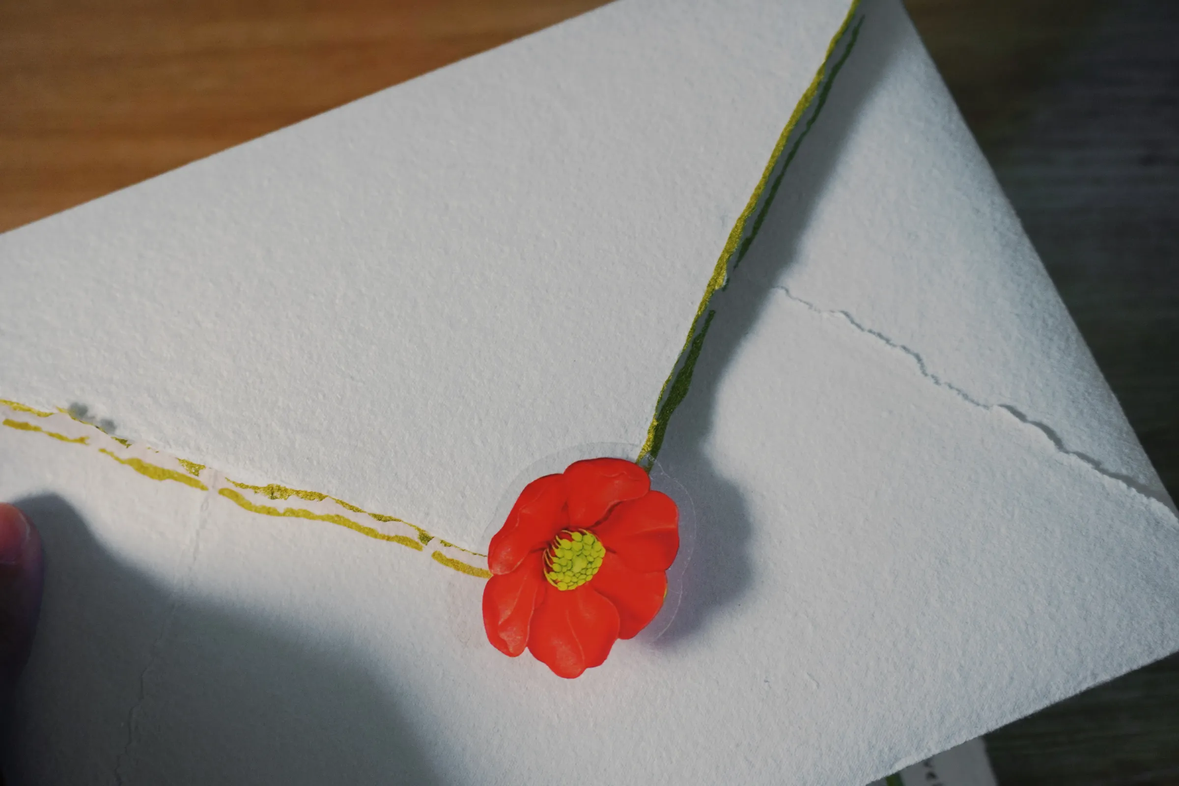 I placed the letters inside this envelope, also from HAATH Papers